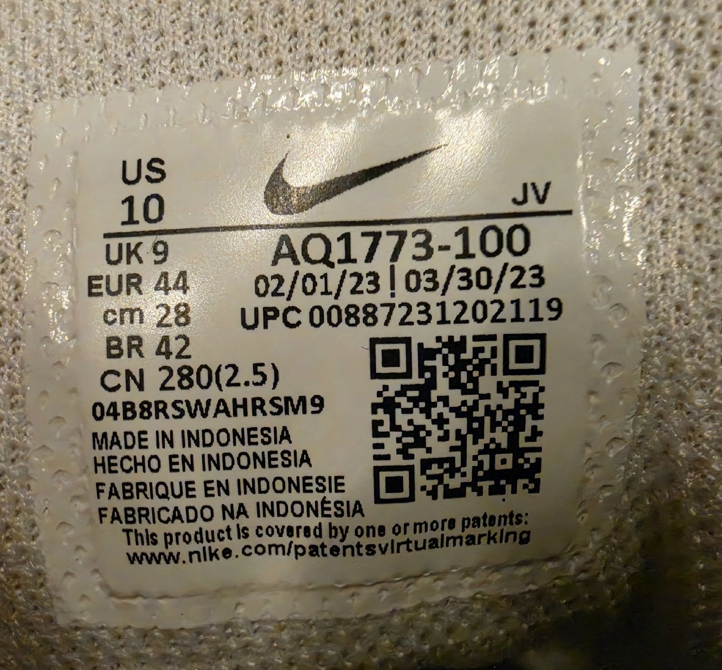 Nike Scarpe da uomo: Nike Ebernon High Sneaker der Grösse 44 – Usato da Embrach venduto da Flyroebi 3