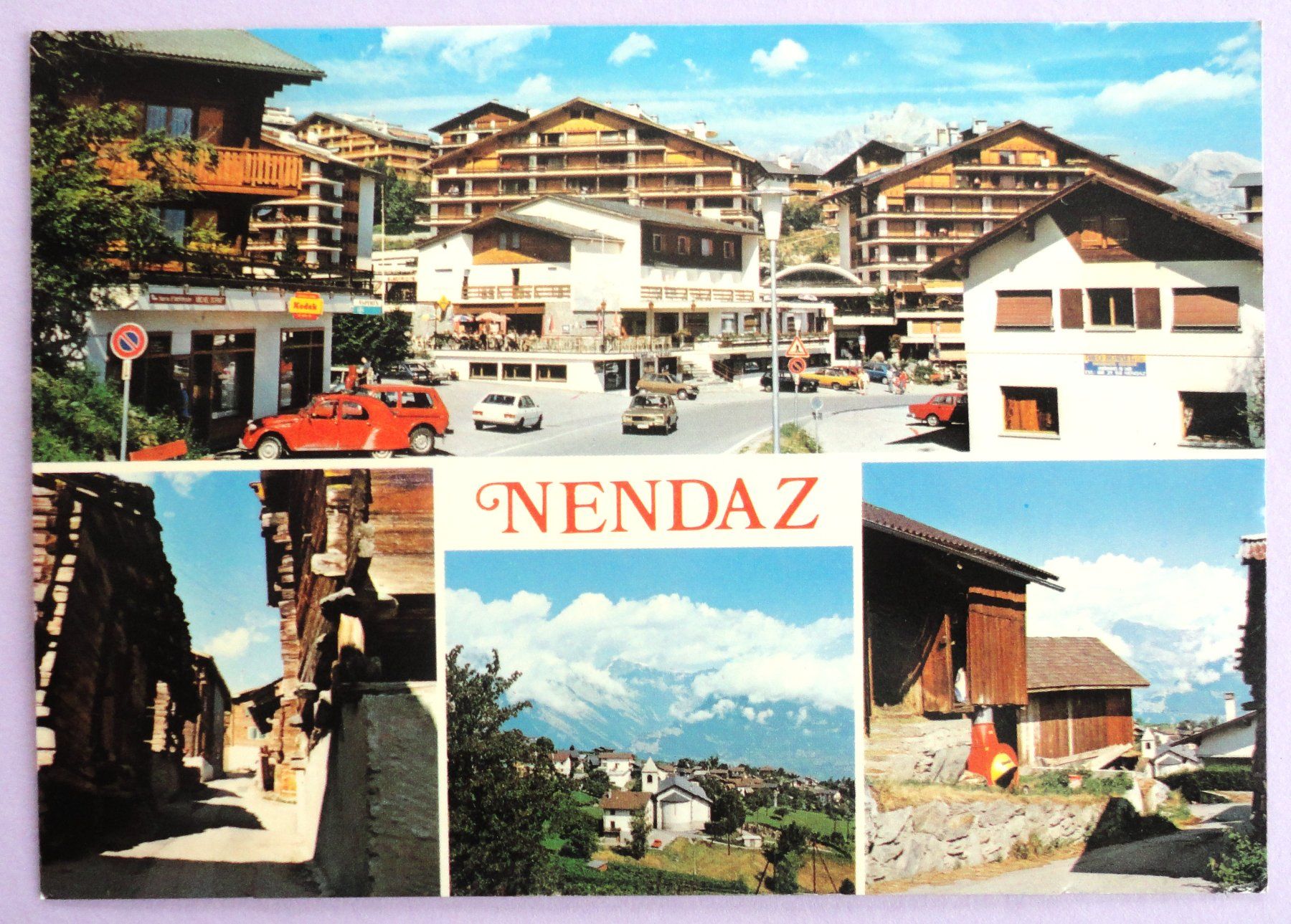 Cartoline postali: Haute-Nendaz Alt. 1300 m – Usato da Fétigny venduto da Billy2miny