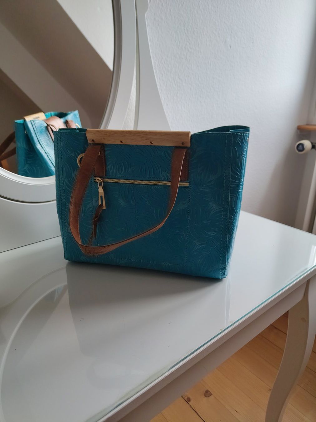 Borse da donna: Schicke Tasche in türkis – Usato da Basel venduto da ste_g9bv 1