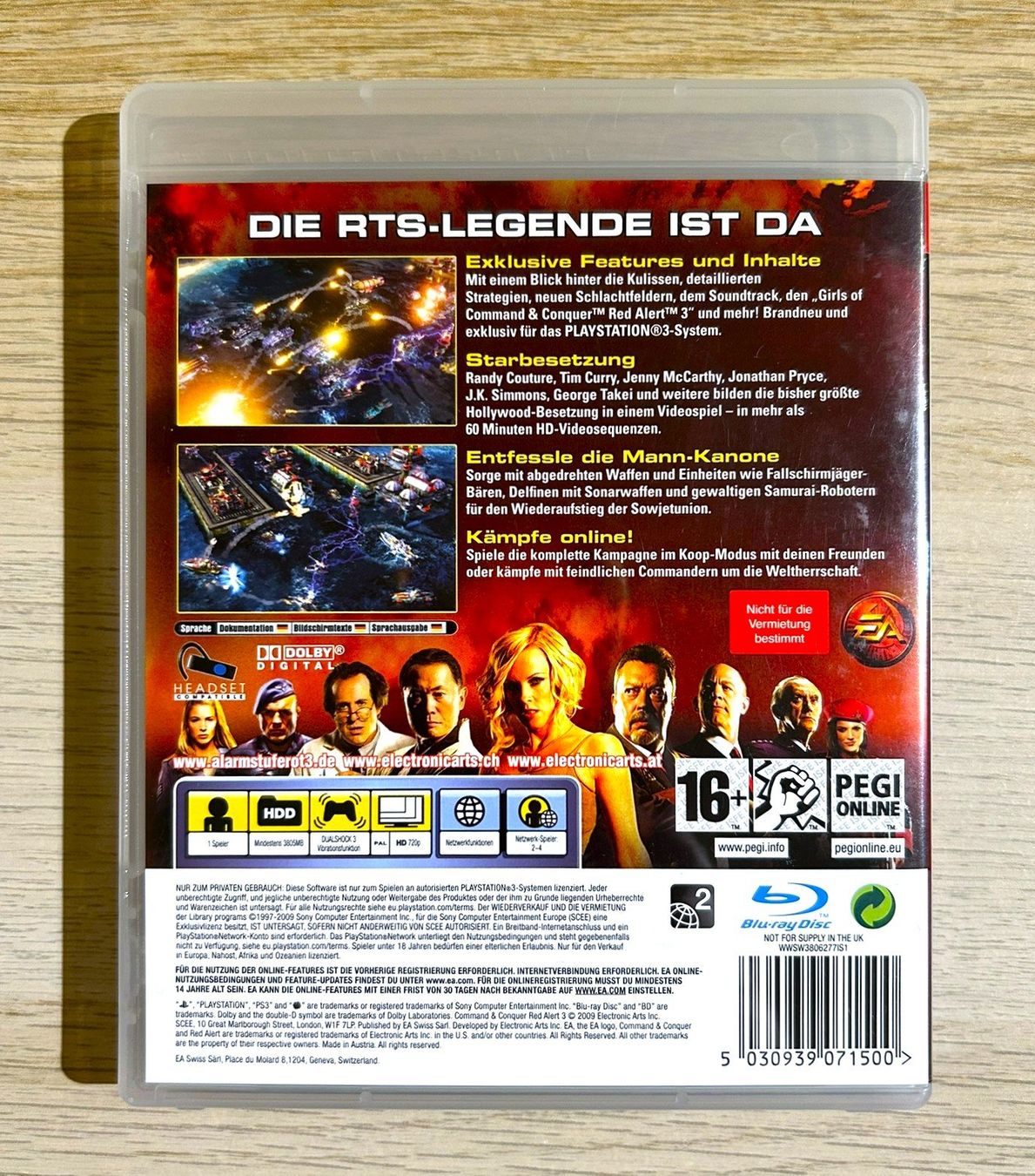 Sony Spiele: Alarmstufe Rot 3 Ultimate Edition PS3 – Gebraucht aus St. Gallen von Alpine.Arcade 1