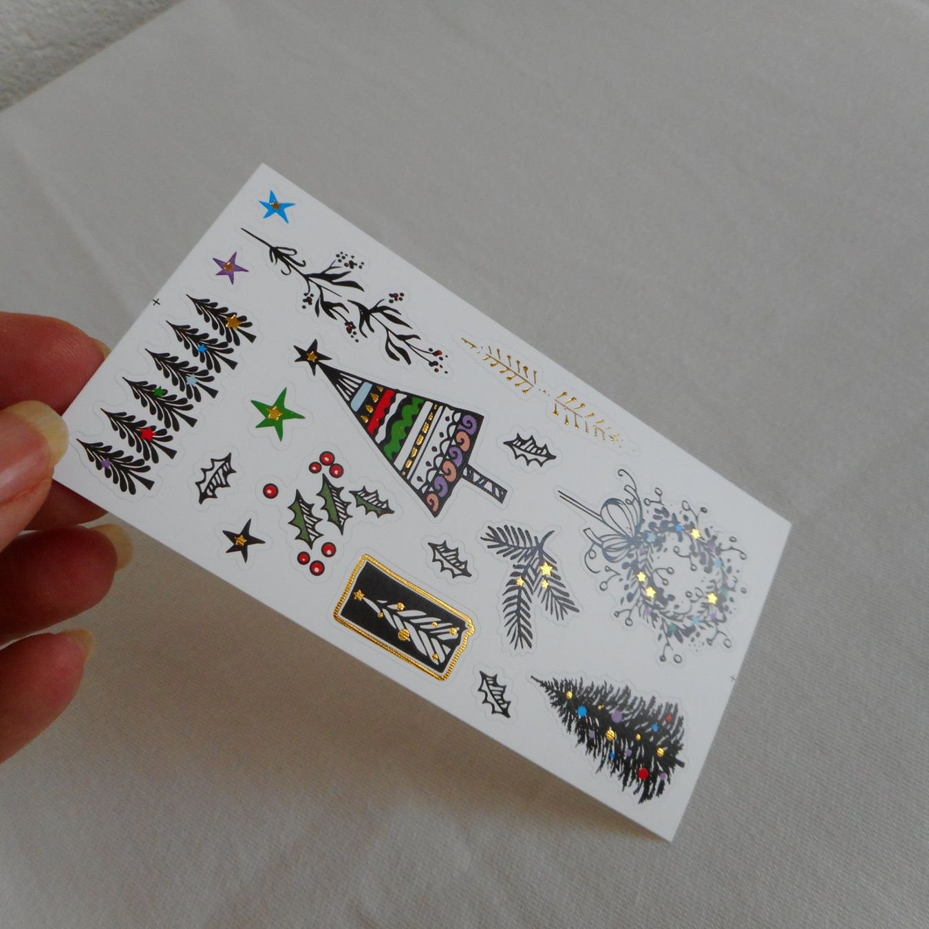 Sticker: Weihnachtssticker Tannenbaum – Nuovo (secondo la descrizione) da Niederlenz venduto da Berghem 1