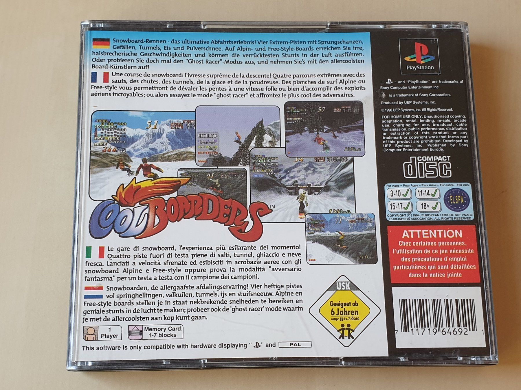 Sony Spiele: Cool Boarders – Gebraucht aus Stansstad von collectorsshop 1