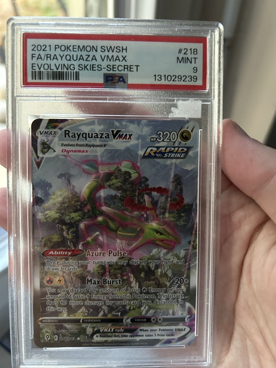 Pokémon Sammelbilder & Trading cards: Carte rayquaza alt vmax – Neu (gemäss Beschreibung) aus Gland von thomas2314