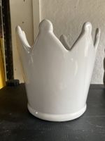 Blumentopf Übertopf Weiss