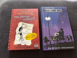 2 Kinderbücher Gregs Tagebuch Baker Street Boys gebraucht
