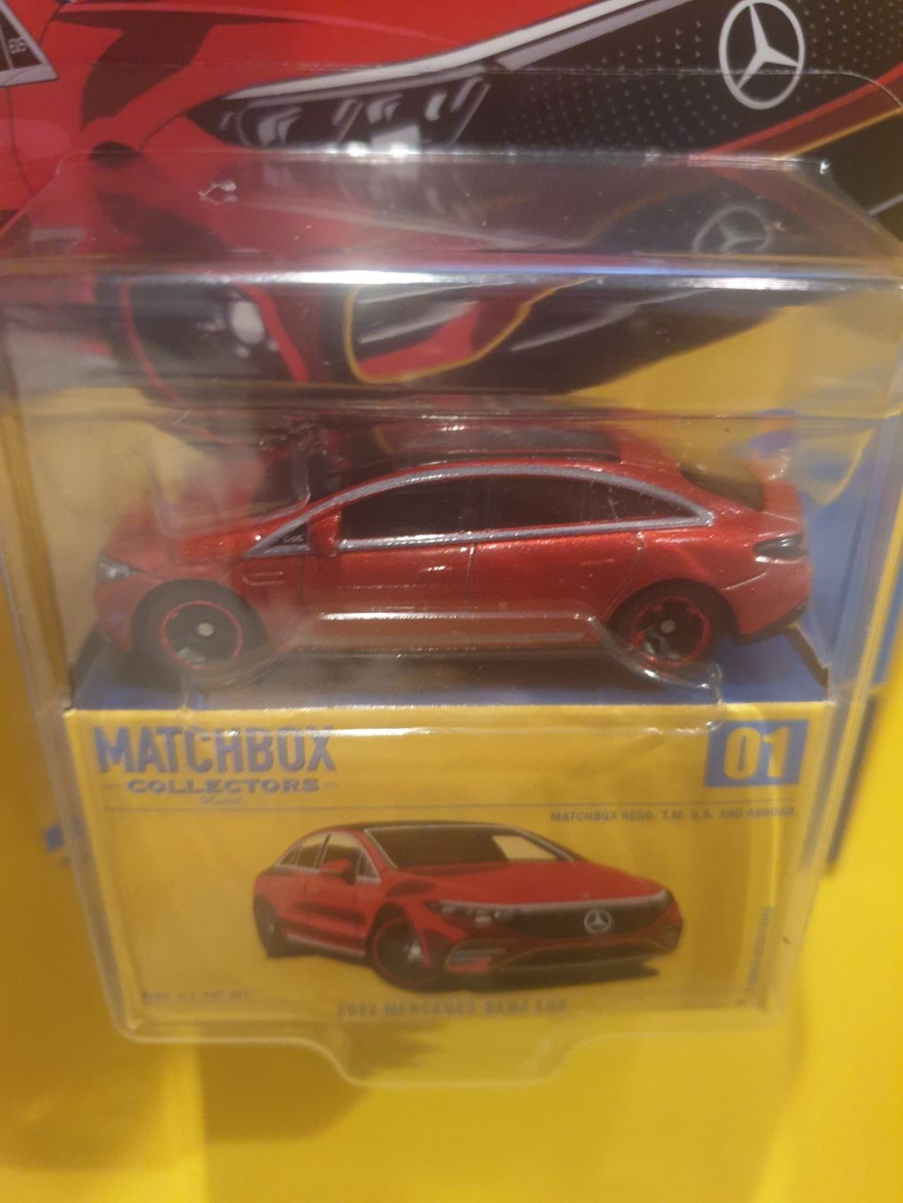 Matchbox Modellini d'auto: Matchbox 2022 MERCEDES-BENZ EQS – Nuovo e nell'imballaggio originale da Oftringen venduto da Rotor 3