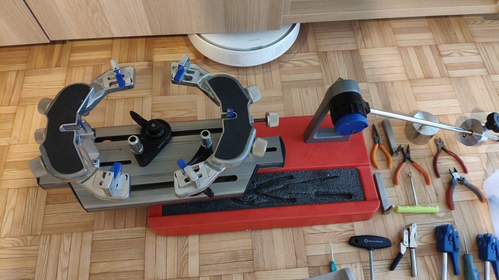 ASDNN Besaitungsmaschine Tennis - Desktop Schläger Bespannung Mit Werkzeug