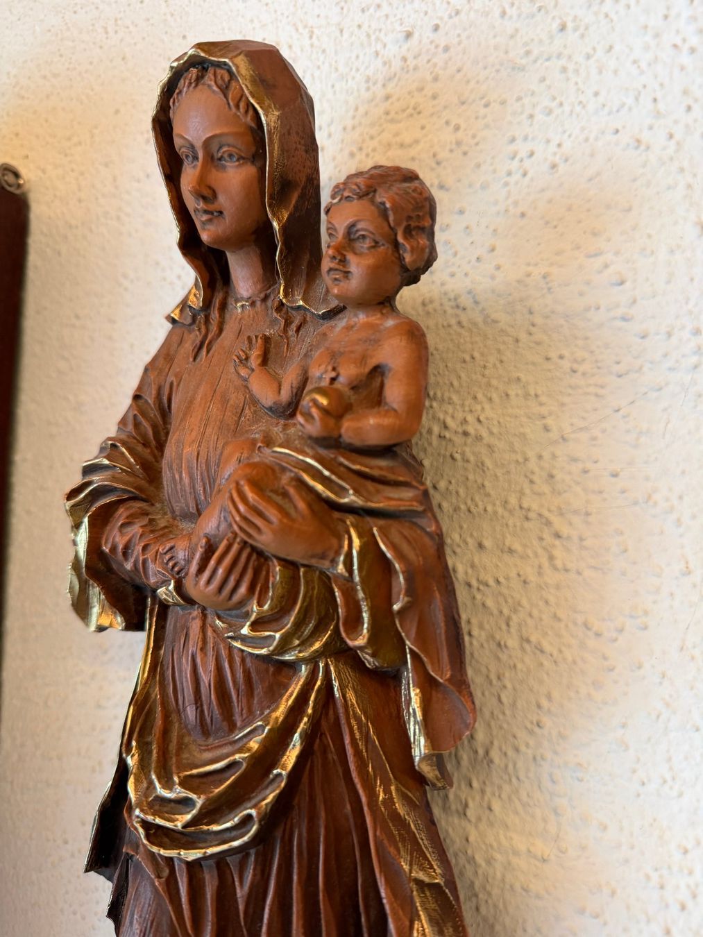 Sculture & Statue: Wandskulptur Madonna mit Kind. Material? Holz? – Usato da Zofingen venduto da Schekke 3