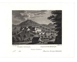 Beinwil Kloster  Aquatinta