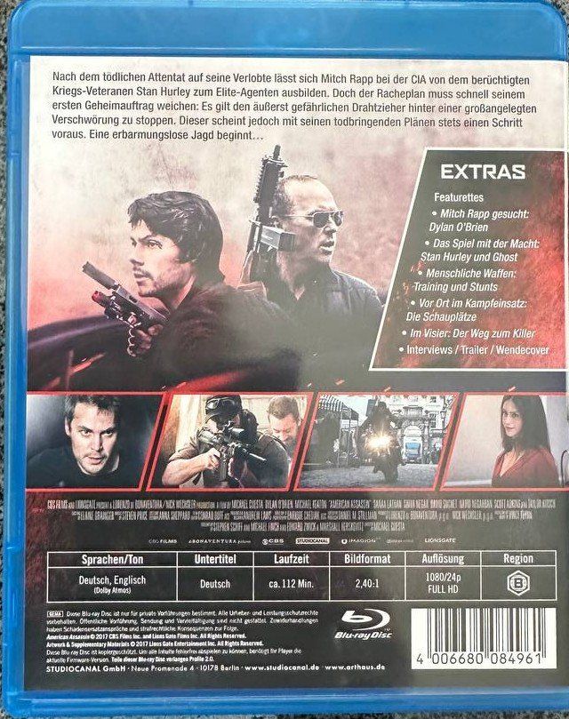 Tutti i DVDs: American Assassin - Action Thriller mit Dylan O'B... – Usato da Beringen venduto da Mantafisch1 1