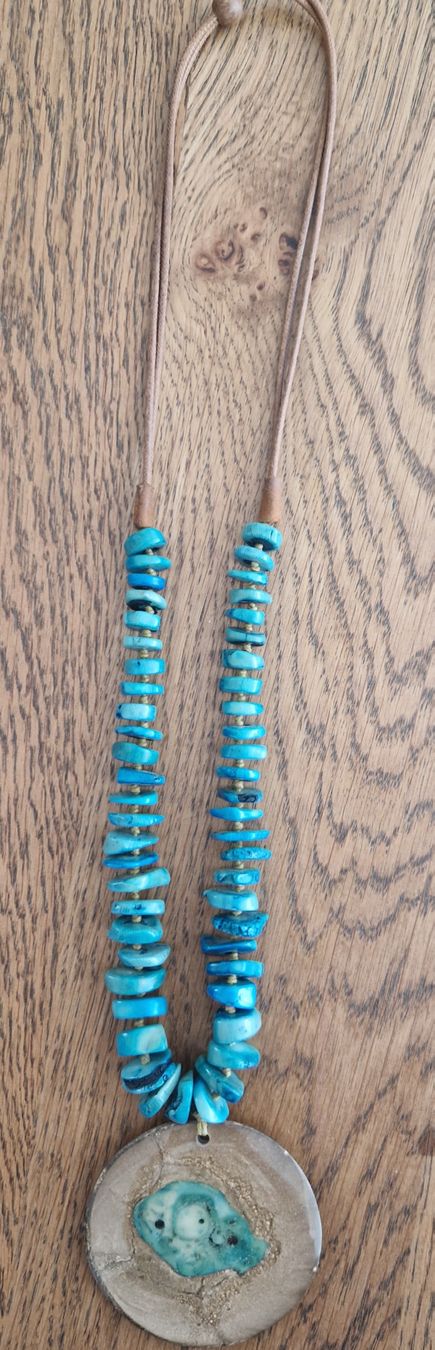 Catenine: COLLIER EN TURQUOISE – Nuovo (secondo la descrizione) da Camorino venduto da JPHANDMADE1 2