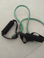 2x Trainingsbänder- Gummiseil mit Griffen (Physio) + Sissel