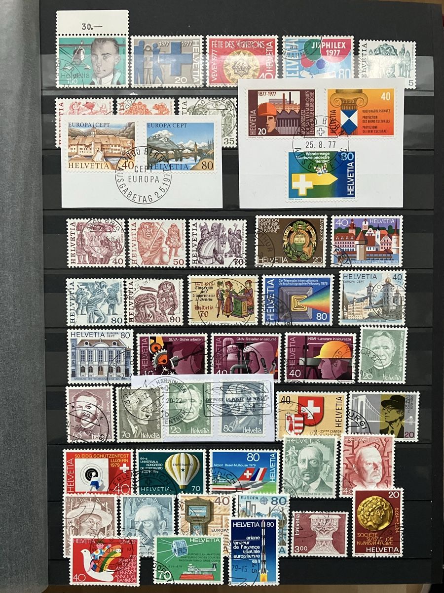 Tutti i francobolli: CH Schweiz 1960-79 6s – Usato da Cham venduto da Diablo1232 5