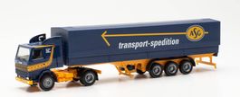 SCANIA 142 PLANEN-SATTELZUG „ASG“  Herpa 1:87