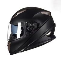 Motorrad Helm Full Face Helm - Schwarz Matt - Grösse L - Neu