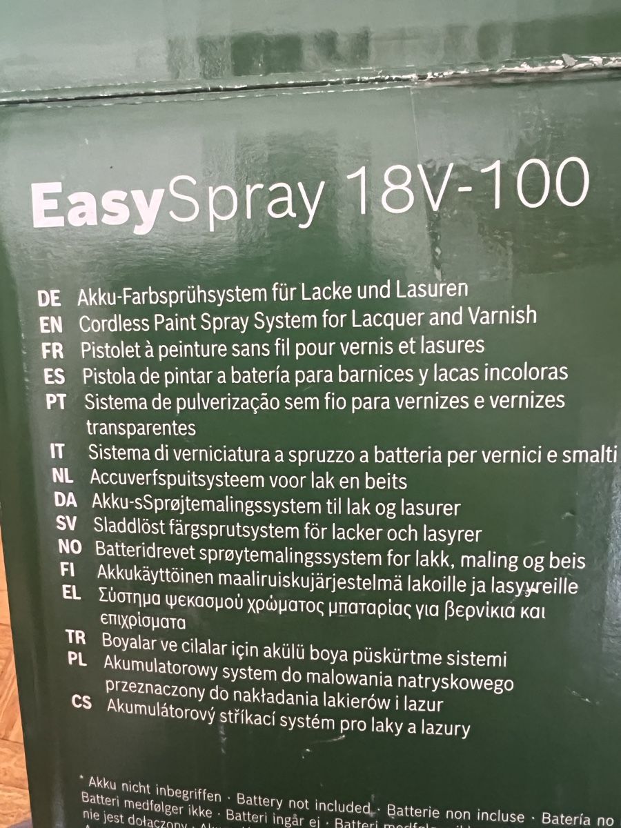 Bosch Alle Werkzeuge: Bosch EasySpray 18V-100 Akku-Farbsprühsystem – Neu (gemäss Beschreibung) aus Basel von veralt 3