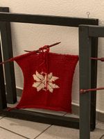 Gestrickter Dekoplätz, handmade, f. Winterdeko /Schaufenster