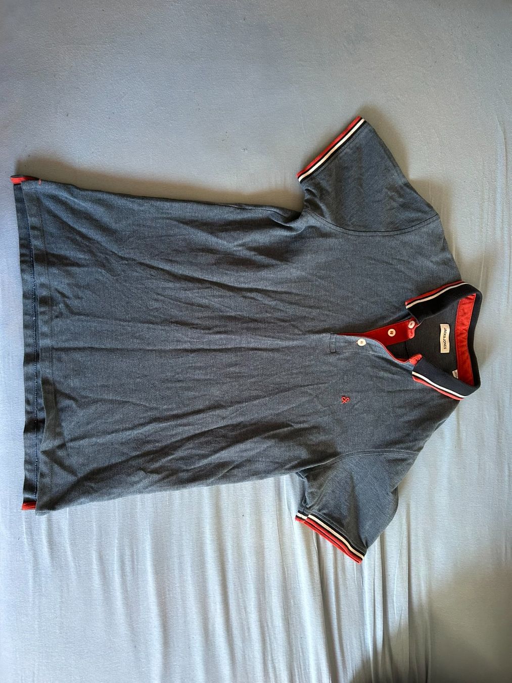 Jack & Jones Polo-Shirts: Jack & Jones Polohemd, Gr. L, Hellblau/Türkis – Gebraucht aus Oberkulm von RobinRetoMueller