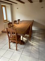 Table et buffet en chêne massif