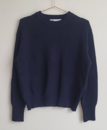 Zara Strickpullover blau (M)