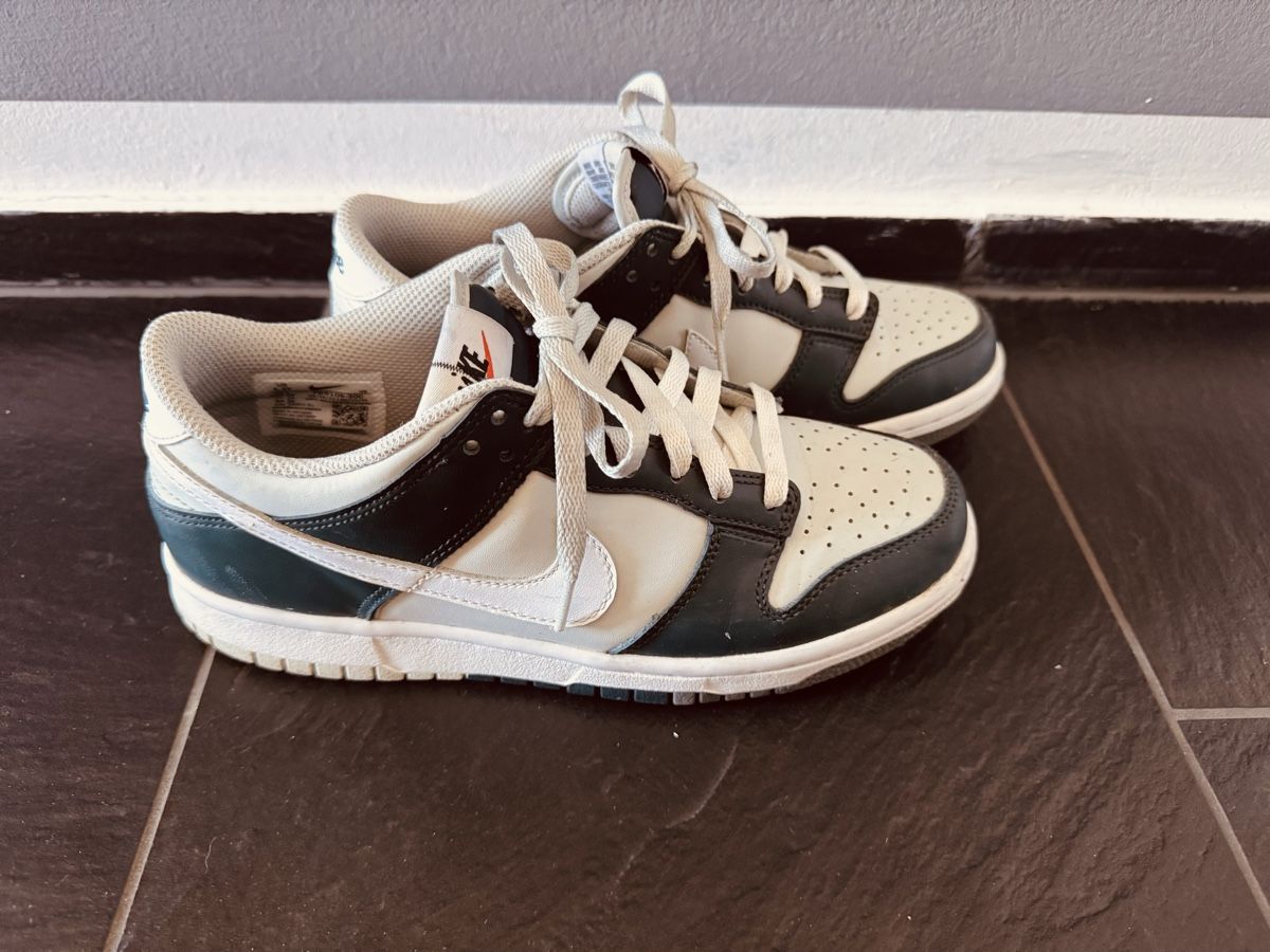 Nike Chaussures garçon: Nike Dunk Low, Hellgrün/Dunkelgrün, Grösse 38 – D'occasion à Dänikon ZH par snowfish26 1