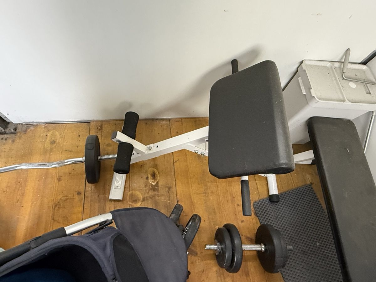 Hometrainer: Hyperextension-Bank oder Rückentrainer – Gebraucht aus Hünenberg See von Dehlucaaa