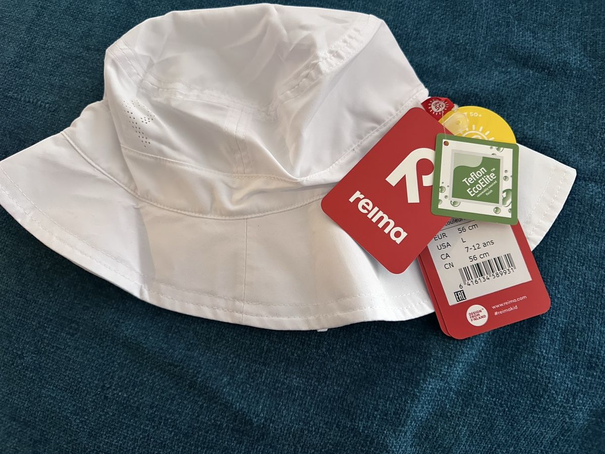 Reima Sonstige Jungenkleidung: NEW reima white 50 UV sun hat size 56 – Neu (gemäss Beschreibung) aus männedorf von stina_01