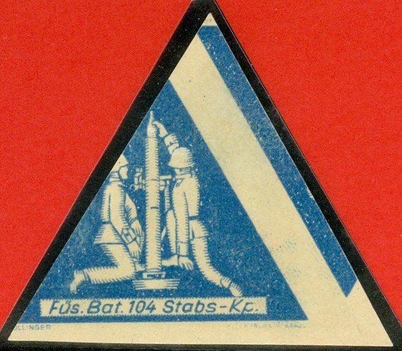 Tous les timbres: Füs Bat 104 Stabs Kp – D'occasion à Zürich par yago-rot 1