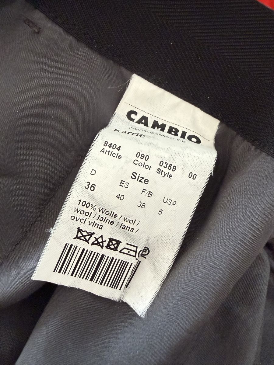 Cambio Pantaloni: Hose Cambio anthrazit, Wolle Gr. 36 – Usato da Zollikon venduto da brownbear1 5