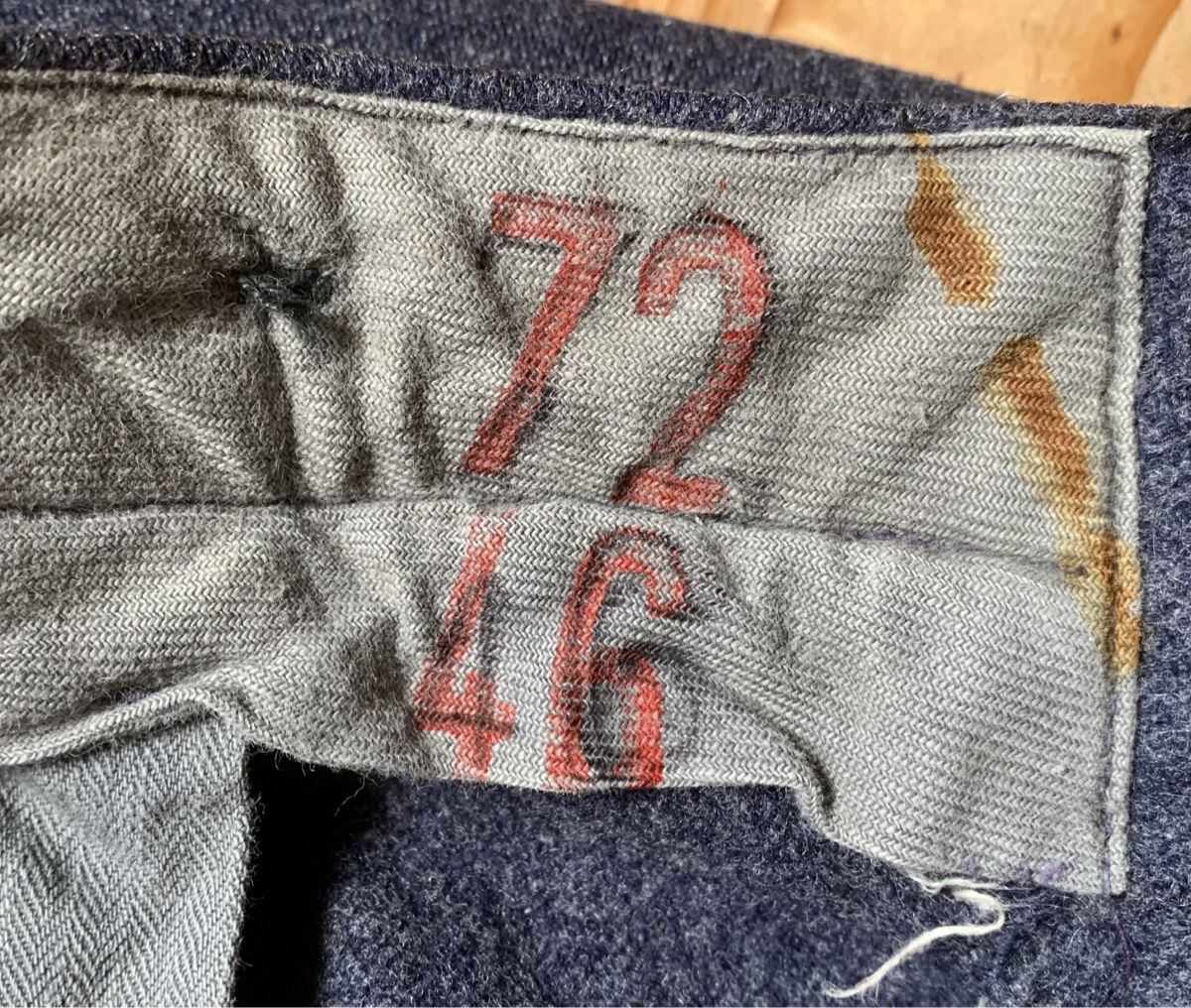 Schweizer Armee Pantaloni: Hose vom Luftschutz Grösse 46/72 – Usato da Goldingen venduto da Bergler012 3