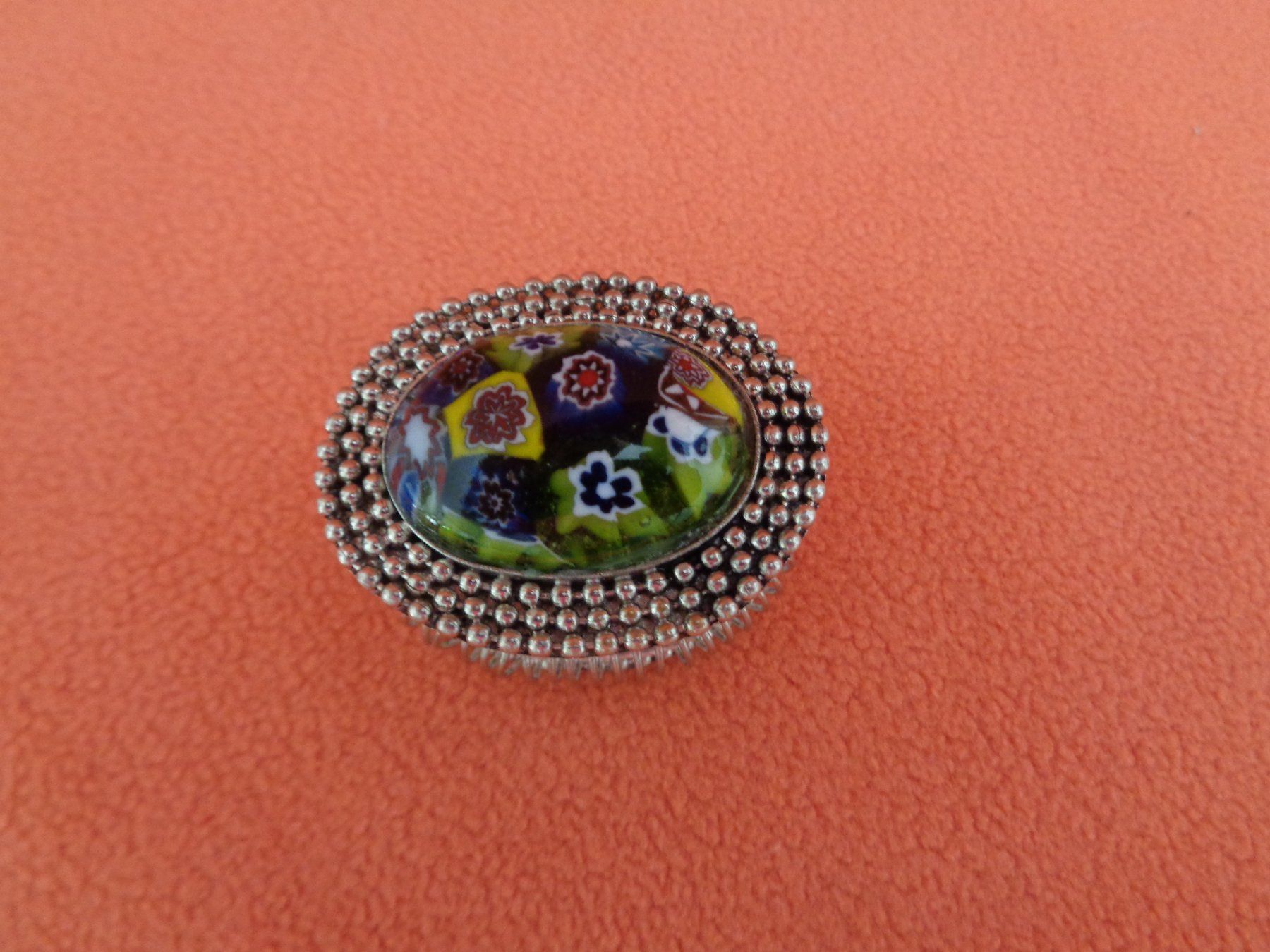 Sonstige Kosmetik & Pflege: Silber Pillendose mit Murano Millefiori – Gebraucht aus Chur von omonia 2
