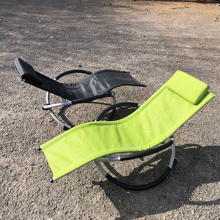 Chaises longues: Kinder Schaukel Liegestühle 2 Stk – D'occasion à Vallamand par Petschli01 1