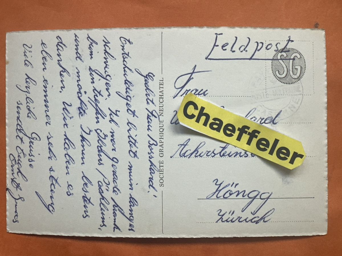 Cartes postales:  Schwarzsee FR, mit Feldpost Stempel! – D'occasion à Zürich par Chaeffeler 1