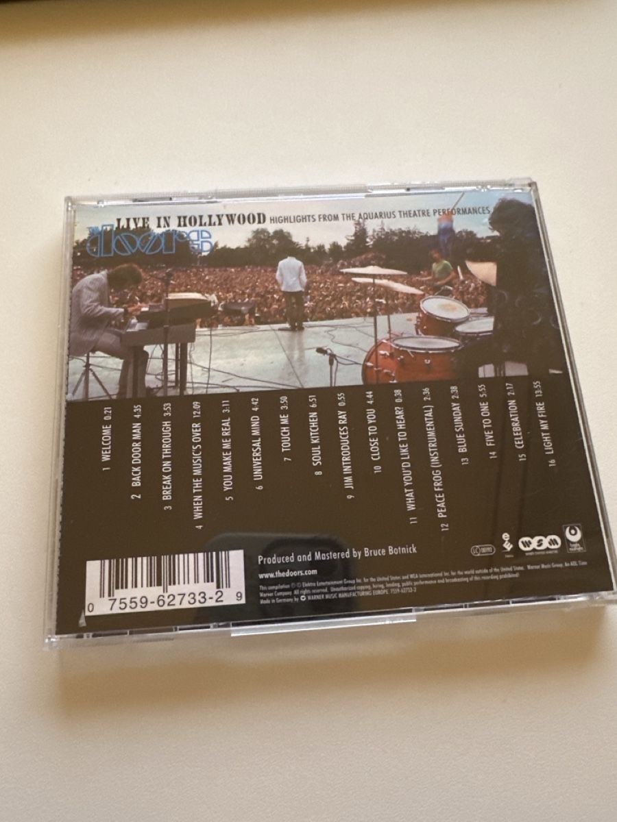 CD: The Doors - Live in Hollywood – Usato da Weggis venduto da Steff125ch 1