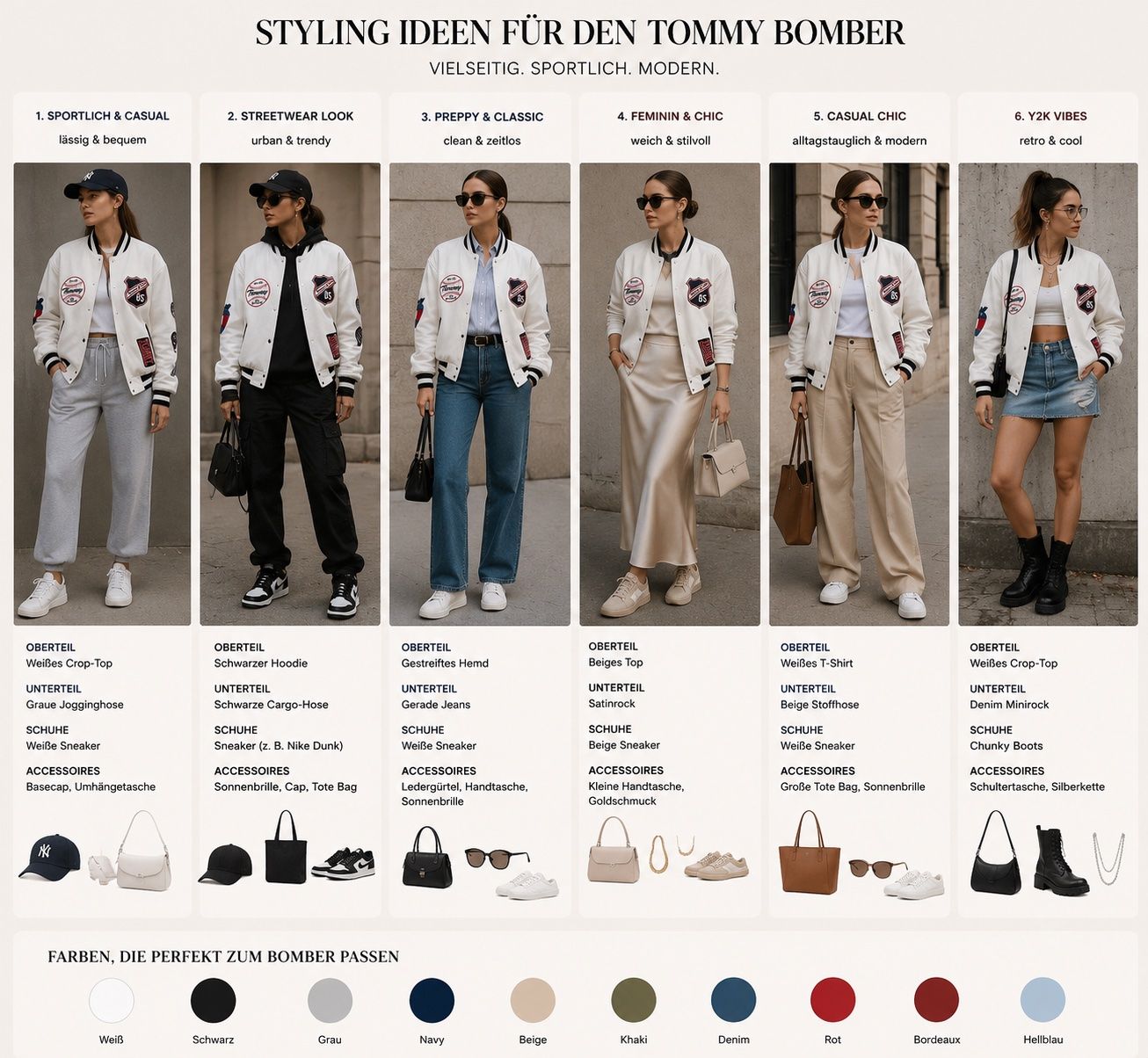 Tommy Hilfiger Giacche: TOMMY JEANS BLOUSON BOMBERJACKE – Nuovo (secondo la descrizione) da Zürich venduto da STYLEHAUS 1