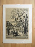 Rtienne Clare 1901-1975  orig. Litho/alter Turm