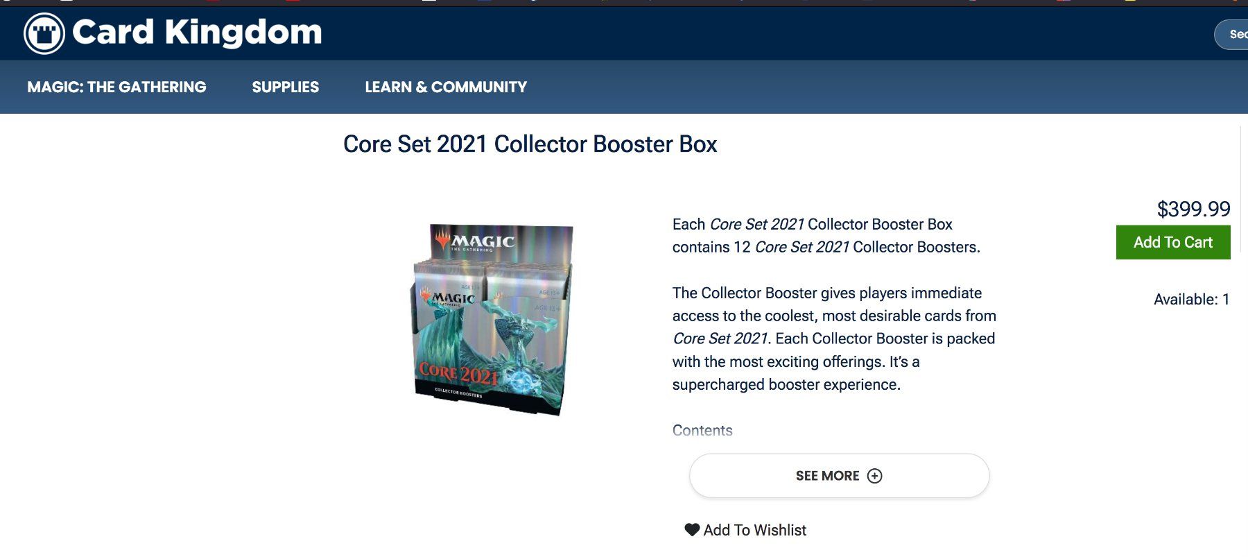 Magic The Gathering Sammelbilder & Trading cards: MTG Core Set 2021 Collector Booster Box OVP – Neu und originalverpackt aus Reinach BL von Flower_Kid_82 4