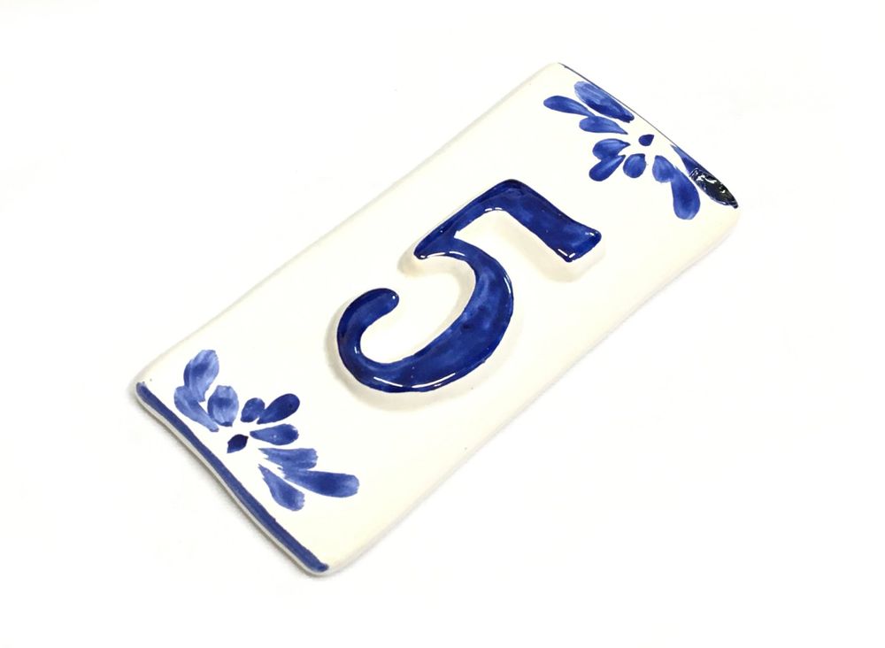 Personalisierte Hausnummer 15x10 Cm - Graviertes PVC Schild Mit Motiv