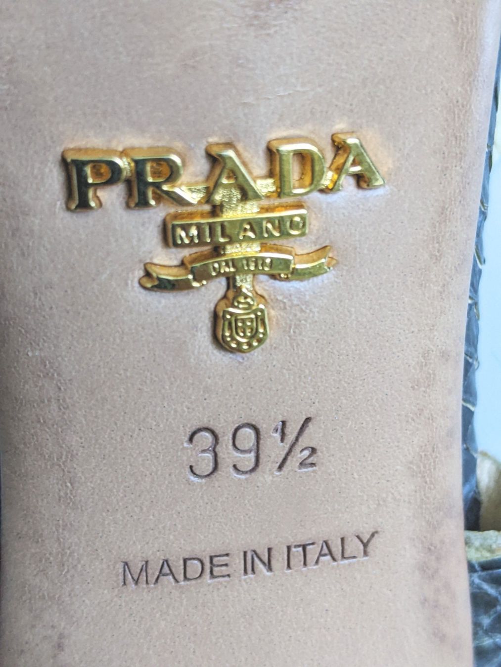Prada Scarpe da donna: PRADA : Sandales en serpent bicolore 39.5 – Nuovo (secondo la descrizione) da Petit-Lancy venduto da lilycerise 6