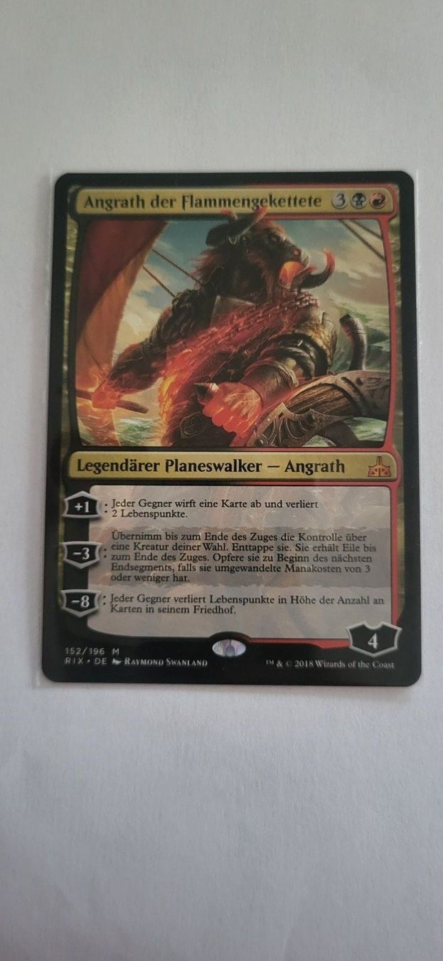 Magic The Gathering Sammelbilder & Trading cards: MTG - Angrath der Flammengekettete – Gebraucht aus Münsingen von Heroism2010