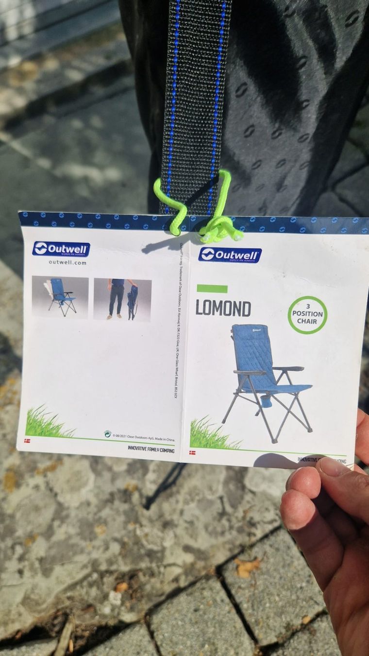 Outwell Sedie: Lomond Outwell Camping Chair – Usato da Meilen venduto da and_bf88 2