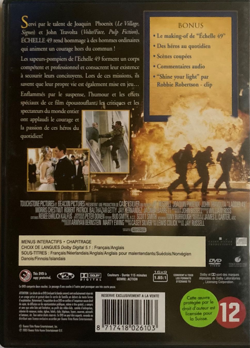 Alle DVDs: JOAQUIN PHOENIX / JOHN TRAVOLTA - ÉCHELLE49 – Gebraucht aus Poliez-Pittet von Newtown-Records 1
