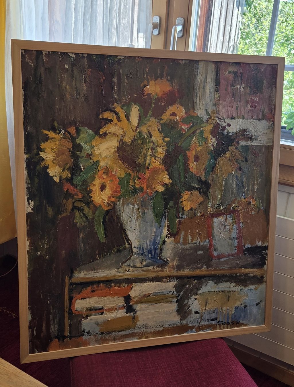 Dipinti: Original Ölgemälde  Maly Blume Marcus – Usato da Rehetobel venduto da hobirot01 7