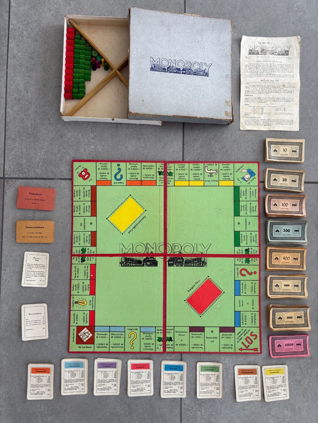 Giochi: Original Monopoly Spiel, Vintage Version – Usato da Elsau venduto da Sgant