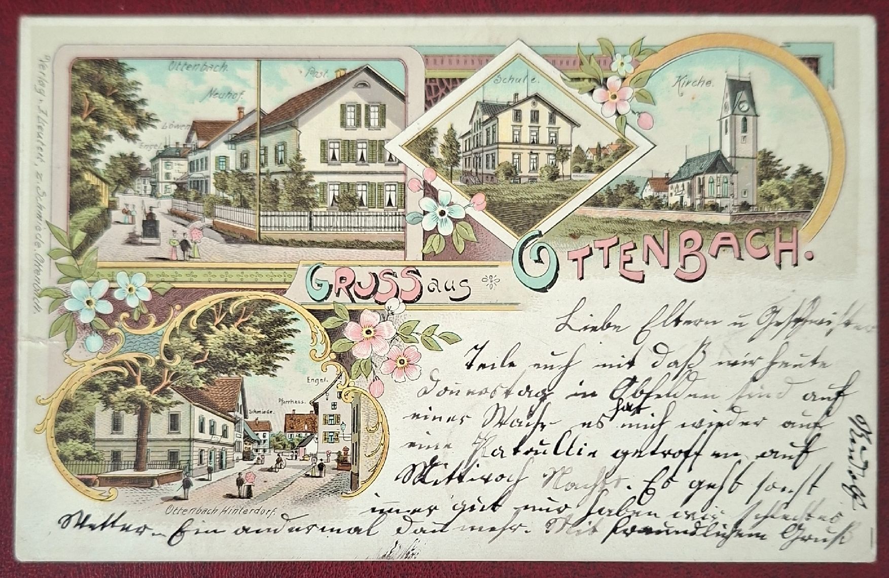 Ansichtskarten: Gruss aus Ottenbach ZH – Gebraucht aus Affoltern am Albis von Broki-Albis