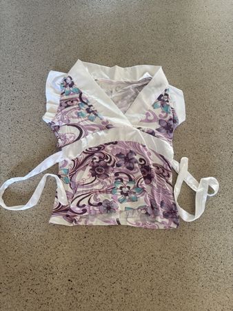 Haut femme motif floral taille S bon état