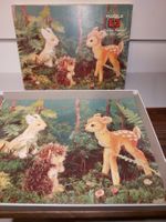 Süsses Puzzle mit Waldtieren, 63 Teile, Top Zustand! Vintage