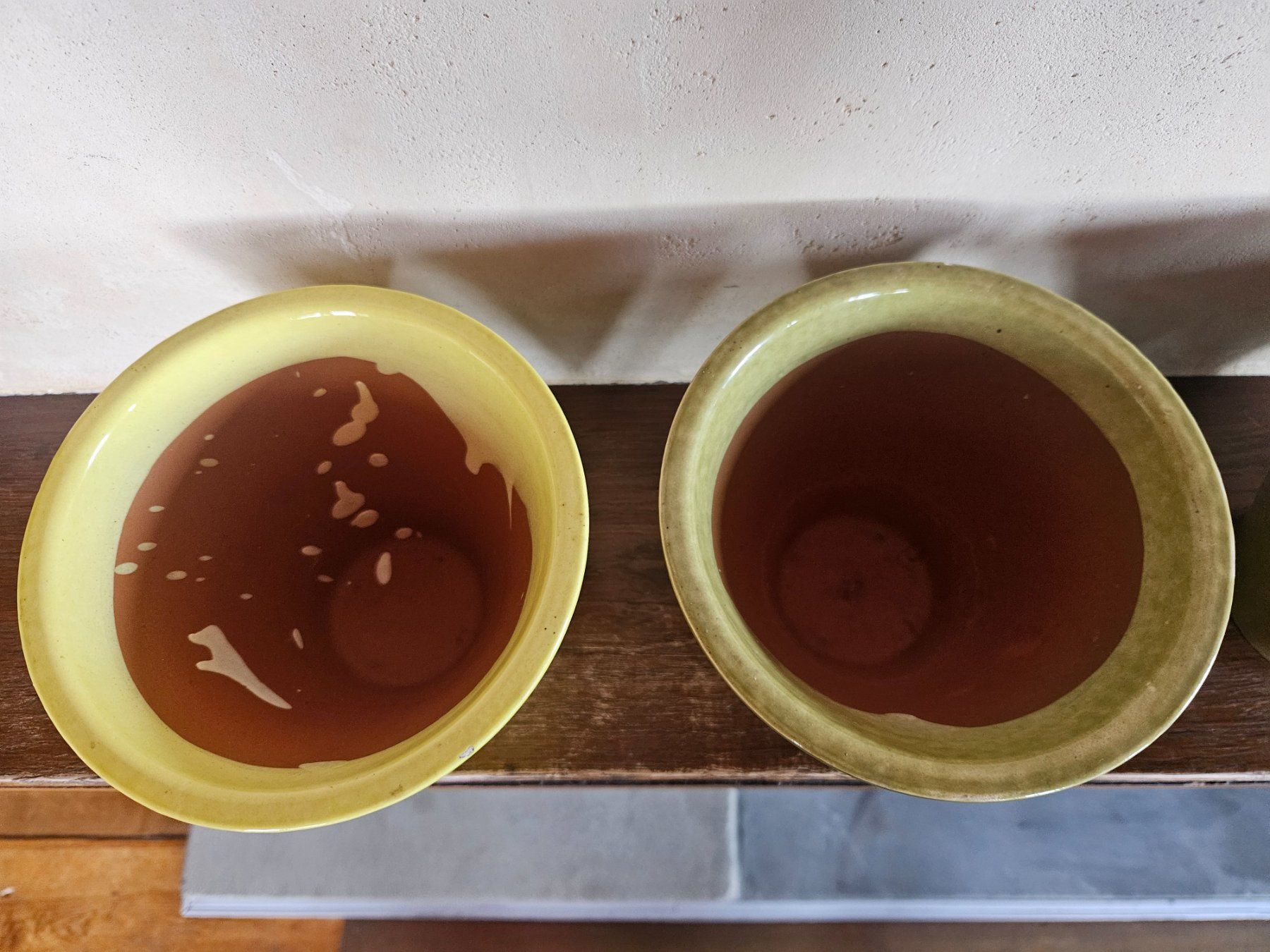 Vasi per fiori: Lot de 4 cache-pots Jessy - verts et évasés – Usato da Echandens venduto da annegug 3