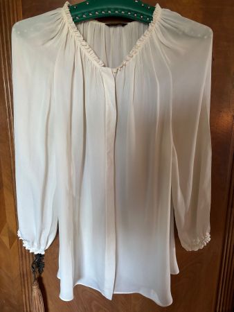 Helle Seide Sommerbluse gr. 42 (EUR) Massimo Dutti