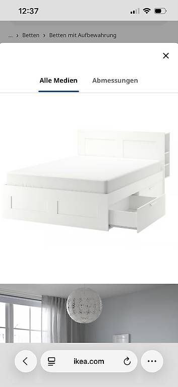 Ikea Letti: Ikea Bett mit Matraze + Topper – Usato da Zürich venduto da eve_yw87 2